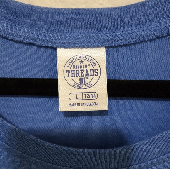 UCLA Bruins Women's Workout Top Blue Yellow Size Large (12/14) - Picture 3 of 12